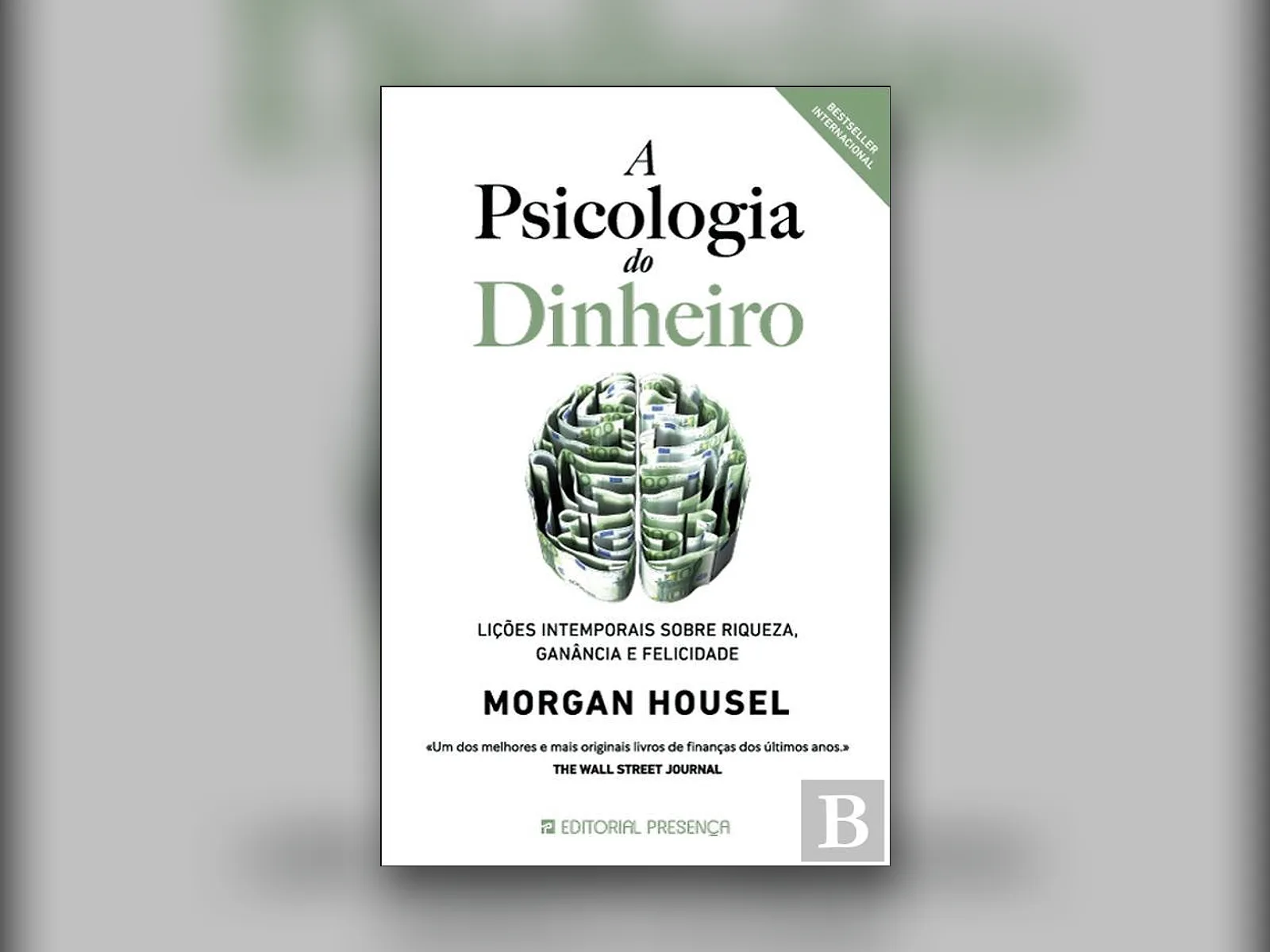 Capa do livro «A Psicologia do Dinheiro», de Morgan Housel