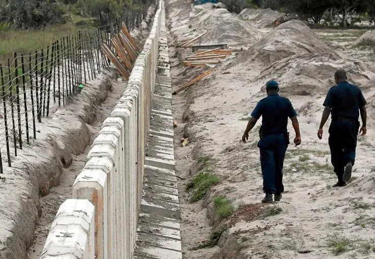 Construção de Muro Fronteiriço entre África do Sul e Moçambique para Combate ao Crime