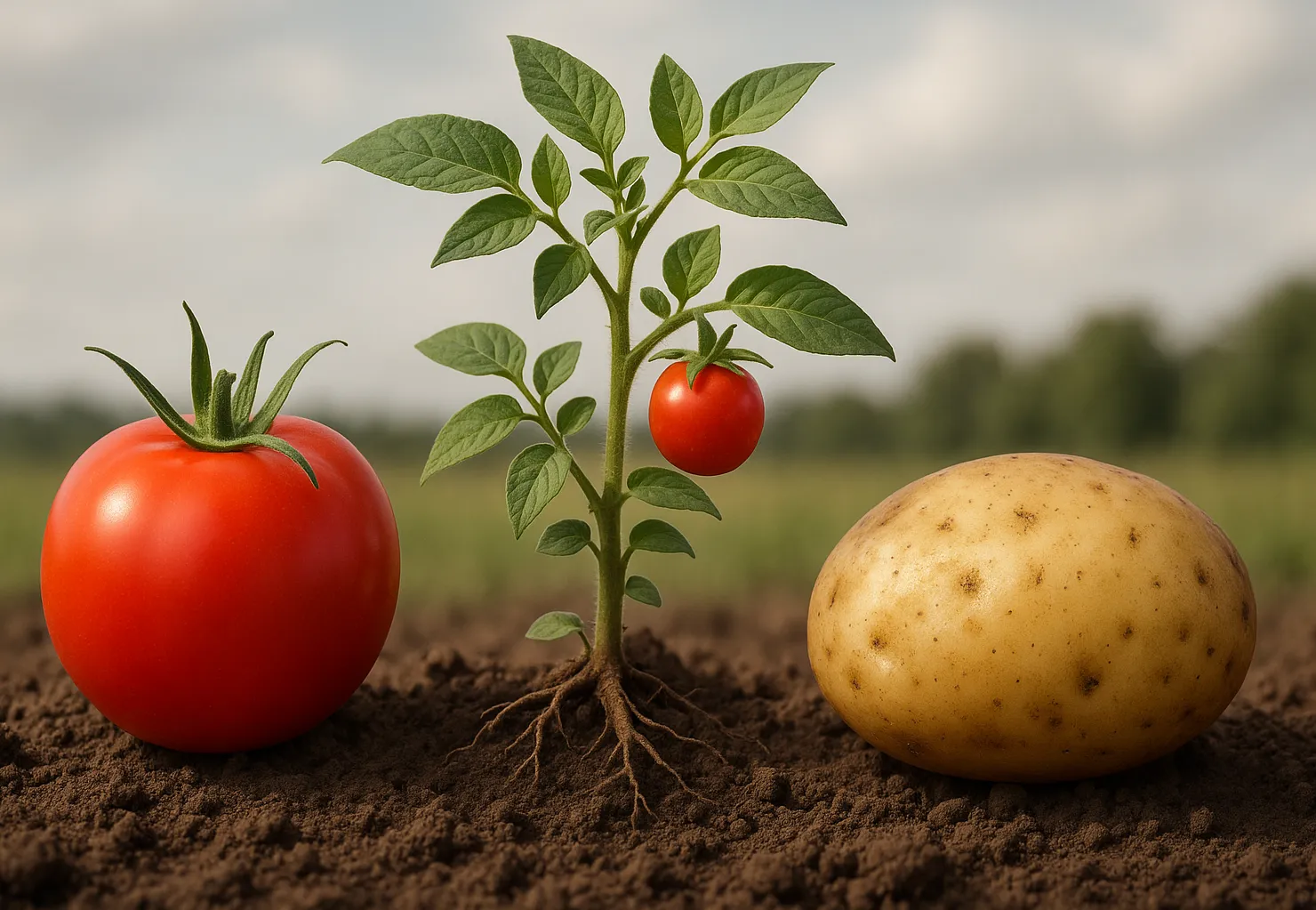 Mistério resolvido — batata nasceu de cruzamento entre tomate e planta chilena