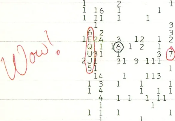 Sinal “Wow!” de 1977 é mais forte do que se pensava e reforça hipótese extraterrestre