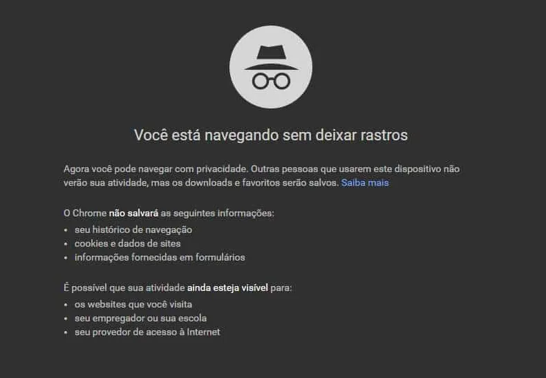 A verdade sobre o modo anónimo: o que o browser não lhe diz