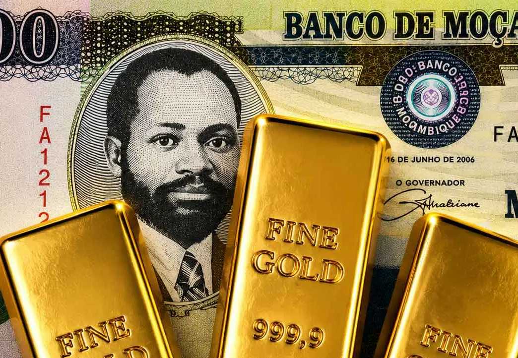 Ouro impulsiona reservas de Moçambique para 34,8 mil milhões de meticais