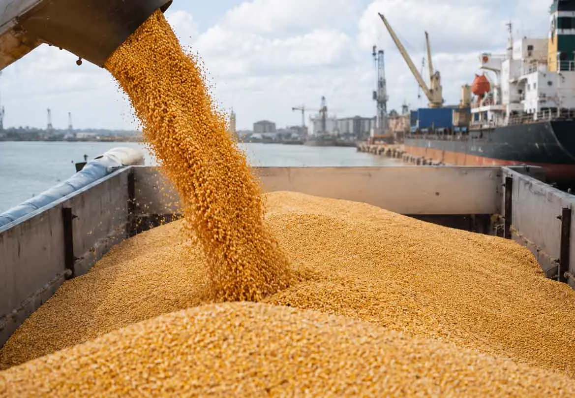 Porto da Beira acelera descarga de cereais e corta custos milionários