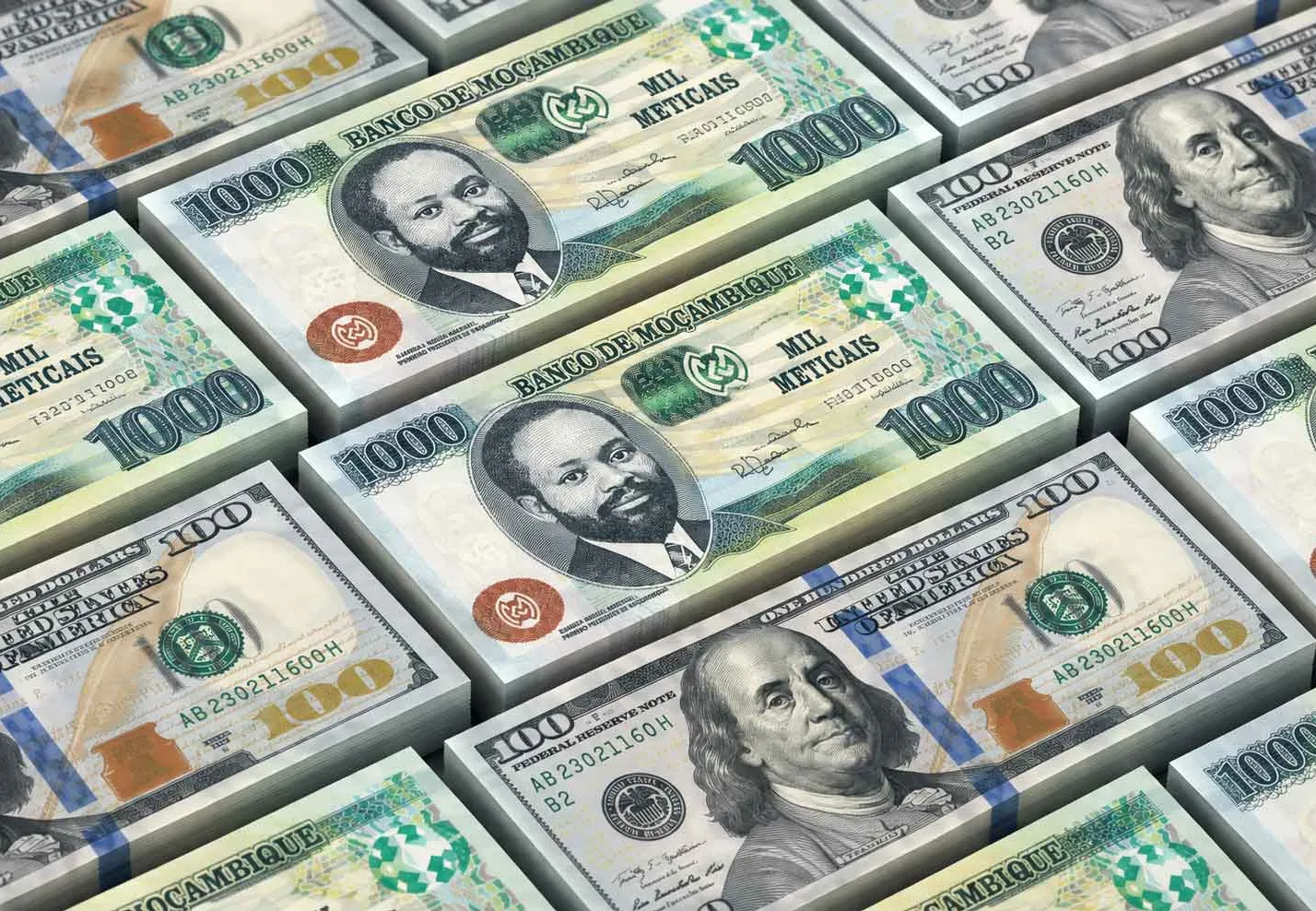 Metical mantém estabilidade face ao dólar enquanto liquidez bancária melhora