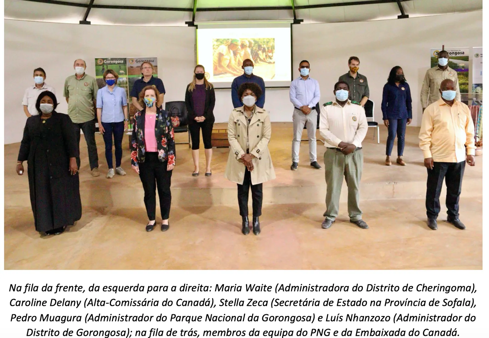 Governo do Canadá e Parque Nacional da Gorongosa lançam Projecto