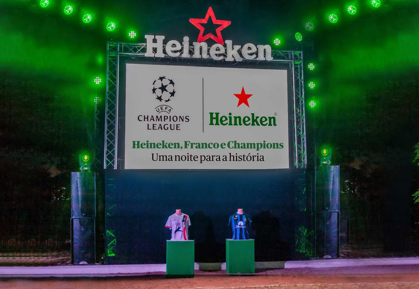 Heineken, Franco e Champions