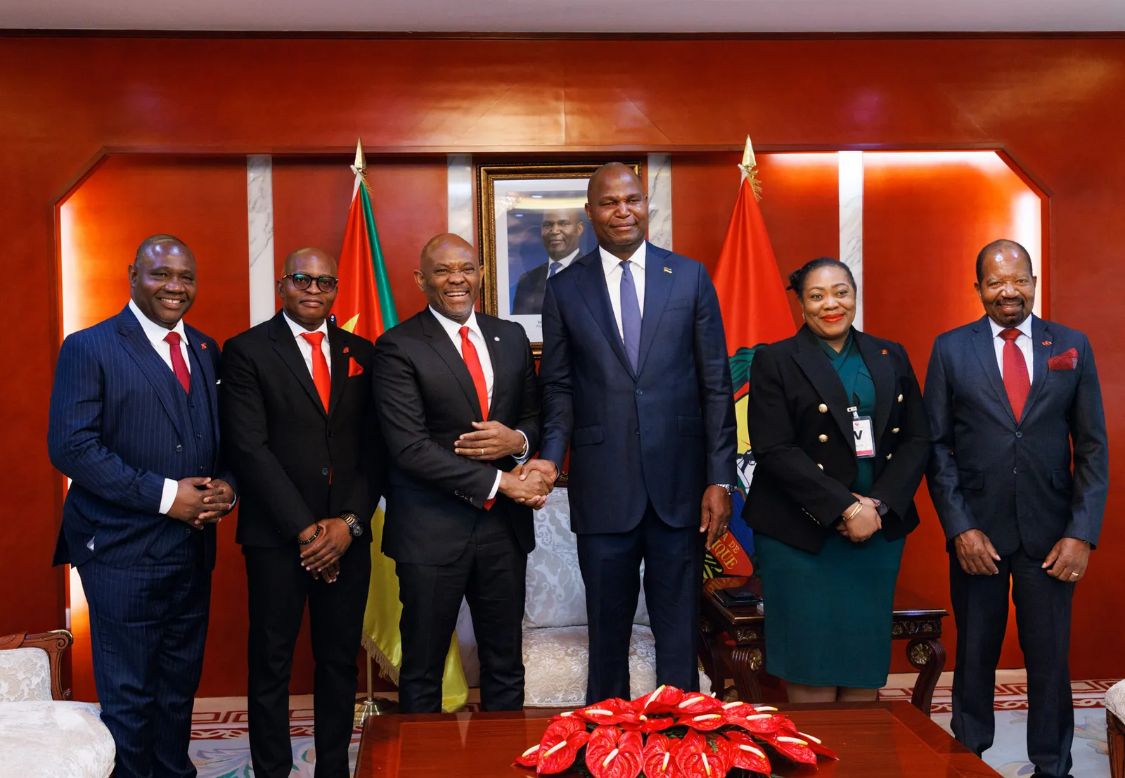 Tony Elumelu e Daniel Chapo