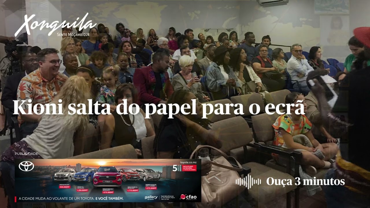 Kioni salta do papel para o ecrã | Lançamento da série 3D e novo livro em Maputo