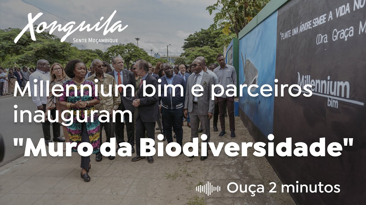 Millennium bim e parceiros inauguram "Muro da Biodiversidade"