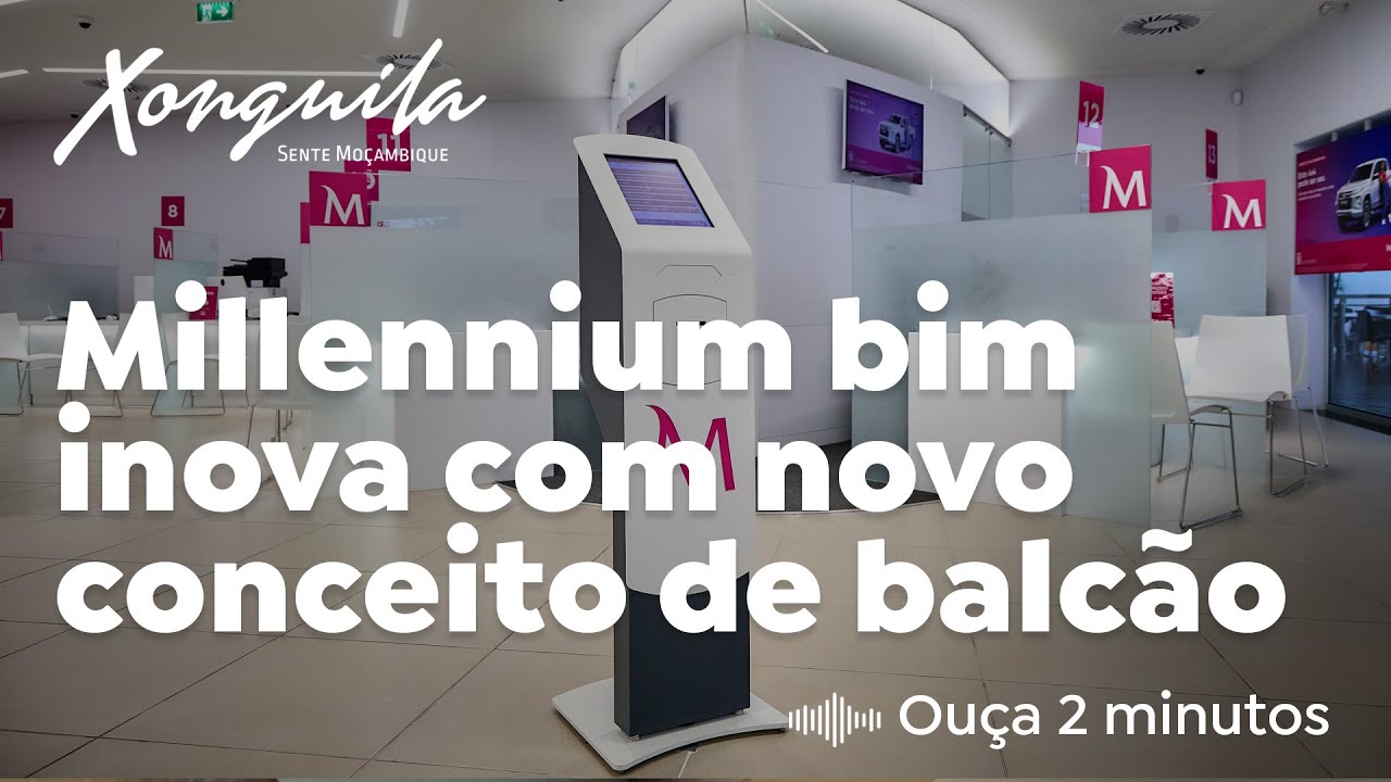 Millennium bim inova com novo conceito de balcão