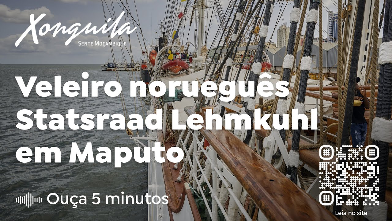One Ocean Expedition - Veleiro norueguês Statsraad Lehmkuhl em Maputo