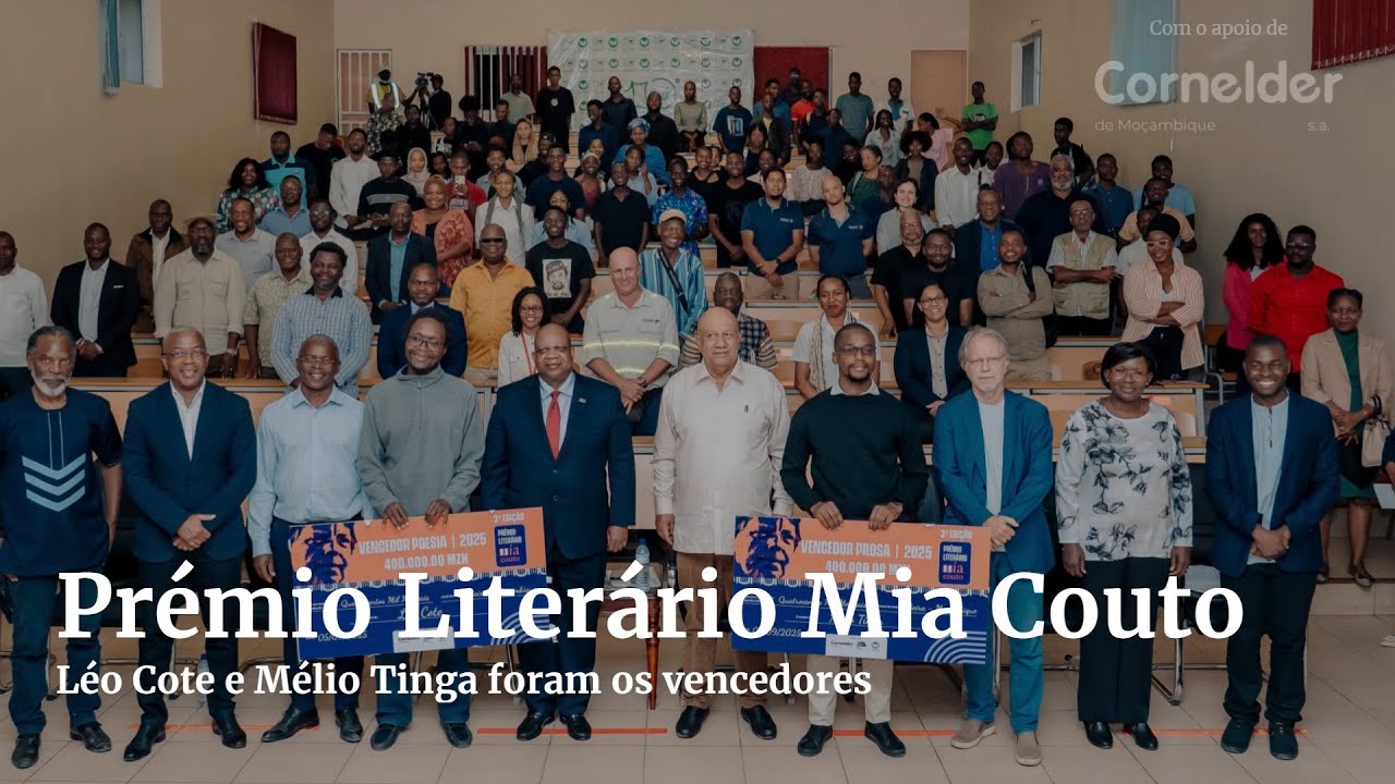 Prémio Literário Mia Couto 2025: Léo Cote e Mélio Tinga são os Grandes Vencedores!